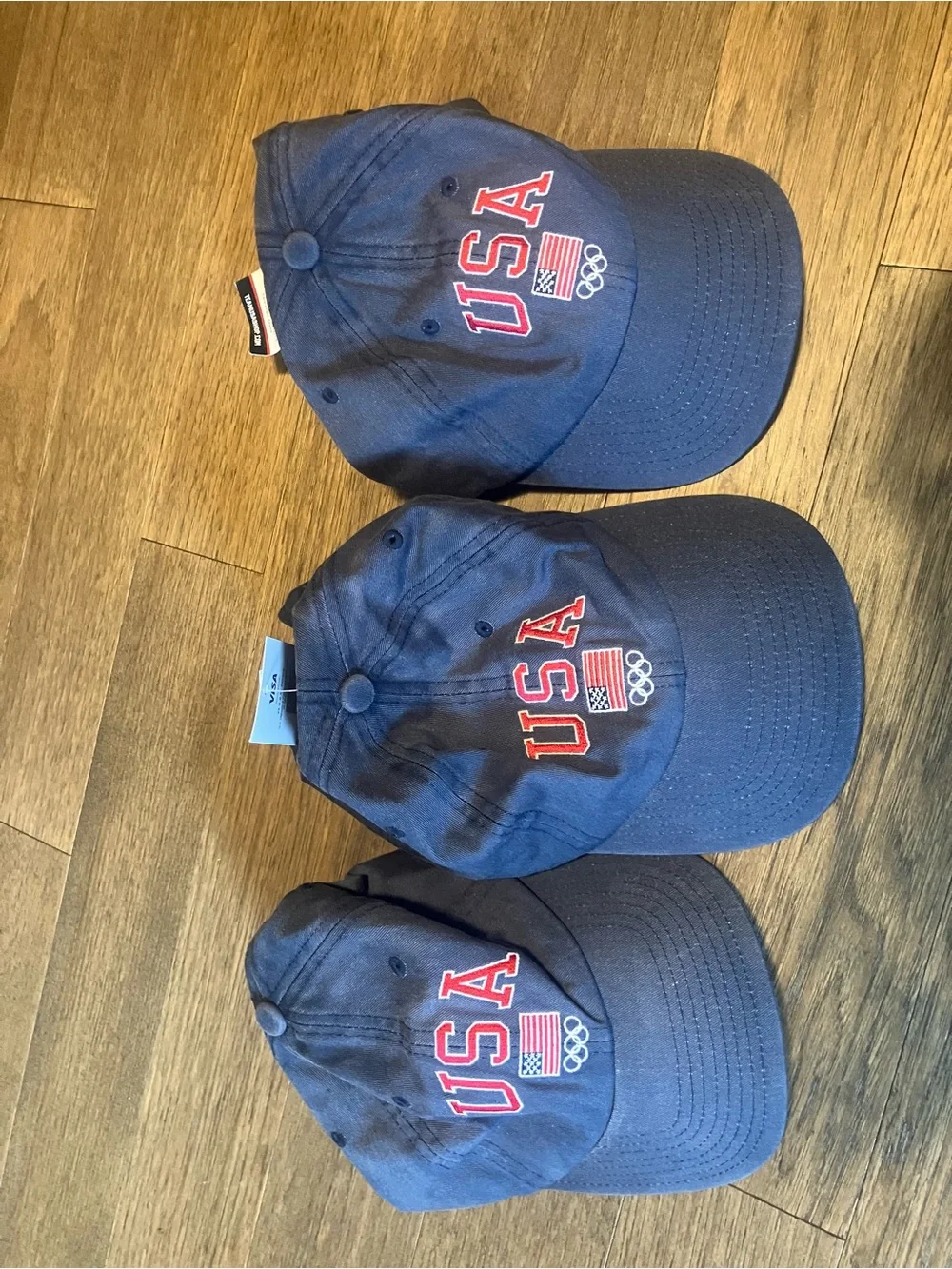 NWT GAP Olympics Navy Baseball Cap with Red USA Embroidery